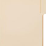 Basics 1/3-Cut Tab, Assorted Positions File Folders, Letter Size, Manila - Pack of 100 - Image 5