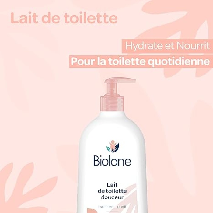 Biolane Baby Gentle Cleansing Milk 750ml Bottle - Image 2