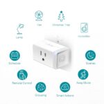 Kasa Smart Plug HS103P2, Smart Home Wi-Fi Outlet Works with Alexa, Echo, Google Home & IFTTT, No Hub Required, Remote Control,15 Amp,UL Certified, (Pack of 2) White - Image 4