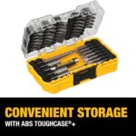 DEWALT Screwdriver Bit Set with Tough Case, 45-Piece (DW2166), Grey/Silver Screwdriving Set with Tough Case - Image 4