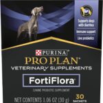 Purina Pro Plan Veterinary Supplements FortiFlora Dog Probiotic Supplement, Canine Nutritional Supplement - (1) 30 ct. Boxes