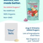 Amara Smoothie Melts - Mixed Red Berries - Baby Snacks Made With Fruits and Vegetables - Healthy Toddler Snacks For Your Kids Lunch Box - Organic Plant Based Yogurt Melts - 6 Resealable Bags - Image 3
