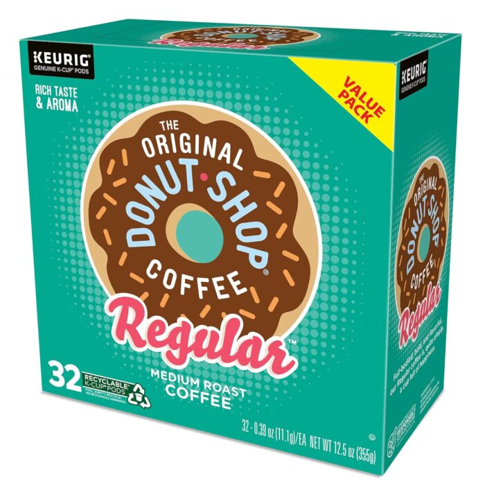 The Original Donut Shop Regular, Single-Serve Keurig K-Cup Pods, Medium Roast Coffee Pods, 32 Count - Image 3