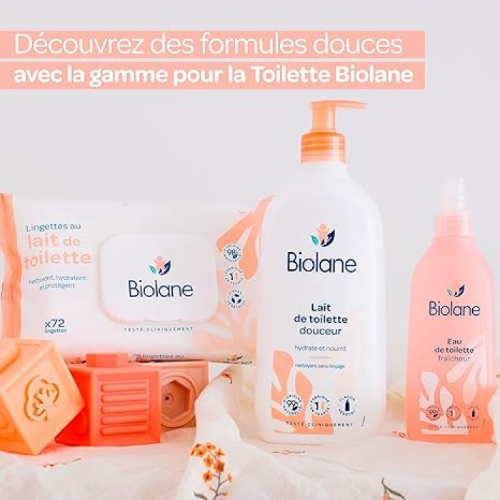 Biolane Baby Gentle Cleansing Milk 750ml Bottle - Image 5