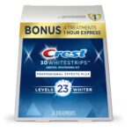 Crest 3D Whitestrips, Professional Effects Plus, Teeth Whitening Strip Kit, 48 Strips (24 Count Pack)