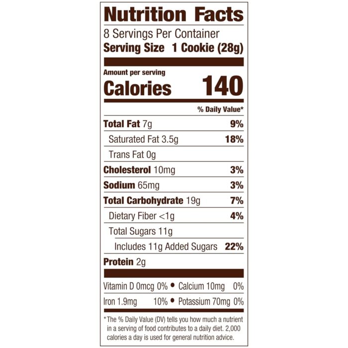 Pepperidge Farm Nantucket Crispy Double Dark Chocolate Chunk Cookies, 7.75 OZ Bag (8 Cookies) - Image 4