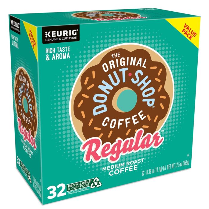 The Original Donut Shop Regular, Single-Serve Keurig K-Cup Pods, Medium Roast Coffee Pods, 32 Count - Image 4