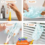 Swiffer Feather Dusters Multi-Surface Duster Refills, Bamboo, White, 18 count - Image 8