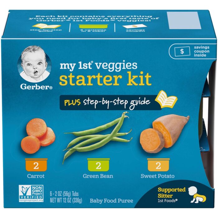 Gerber My First Fruits and Veggies Starter Kit Variety Pack (Variety Pack) - Image 7