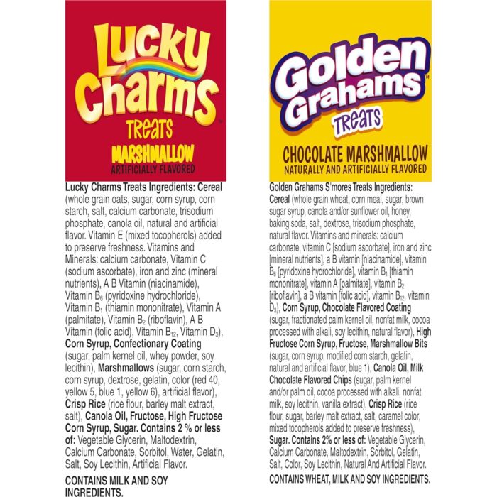 Golden Grahams Lucky Charms Breakfast Cereal Treat Bars Variety Pack, 28 ct - Image 6